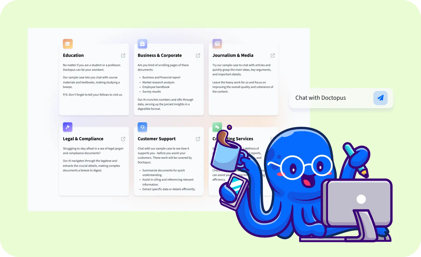 Doctopus Use Cases: Chat with Documents in Any Industry!