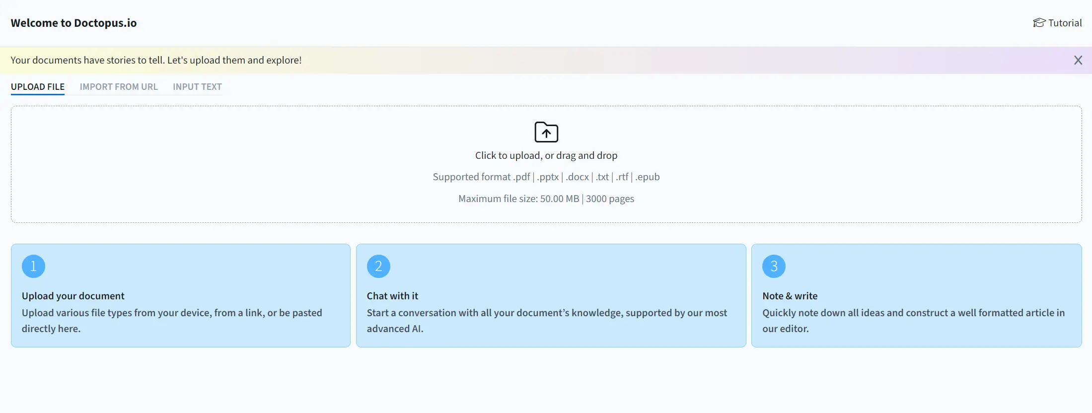 Doctopus file uploading dashboard